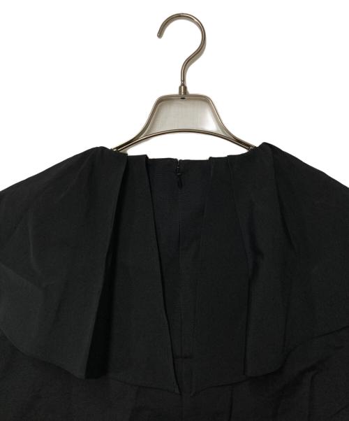 Heve（ヘイヴ）Heve (ヘイヴ) ラッフルグログラントップス ブラック サイズ:Fの古着・服飾アイテム