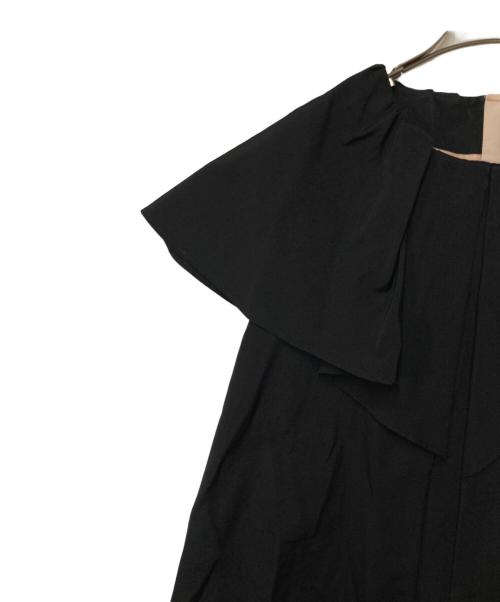 Heve（ヘイヴ）Heve (ヘイヴ) ラッフルグログラントップス ブラック サイズ:Fの古着・服飾アイテム