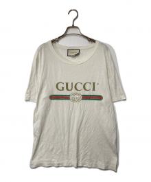 GUCCI（グッチ）の古着「ロゴTシャツ」｜ホワイト