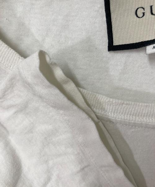 GUCCI（グッチ）GUCCI (グッチ) ロゴTシャツ ホワイト サイズ:Sの古着・服飾アイテム