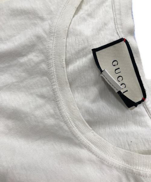 GUCCI（グッチ）GUCCI (グッチ) ロゴTシャツ ホワイト サイズ:Sの古着・服飾アイテム