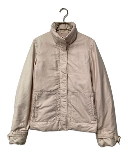 'S Max Mara（エスマックスマーラ）'S Max Mara (エスマックスマーラ) スタンドカラーナイロンジャケット ピンク サイズ:40の古着・服飾アイテム