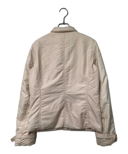'S Max Mara（エスマックスマーラ）'S Max Mara (エスマックスマーラ) スタンドカラーナイロンジャケット ピンク サイズ:40の古着・服飾アイテム