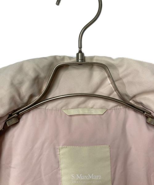 'S Max Mara（エスマックスマーラ）'S Max Mara (エスマックスマーラ) スタンドカラーナイロンジャケット ピンク サイズ:40の古着・服飾アイテム