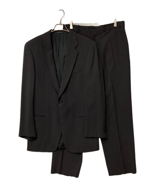 EMPORIO ARMANI（エンポリオ アルマーニ）EMPORIO ARMANI (エンポリオ アルマーニ) 1Bウールセットアップスーツ ブラック サイズ:46の古着・服飾アイテム