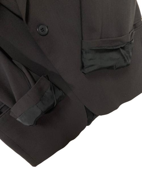 EMPORIO ARMANI（エンポリオ アルマーニ）EMPORIO ARMANI (エンポリオ アルマーニ) 1Bウールセットアップスーツ ブラック サイズ:46の古着・服飾アイテム