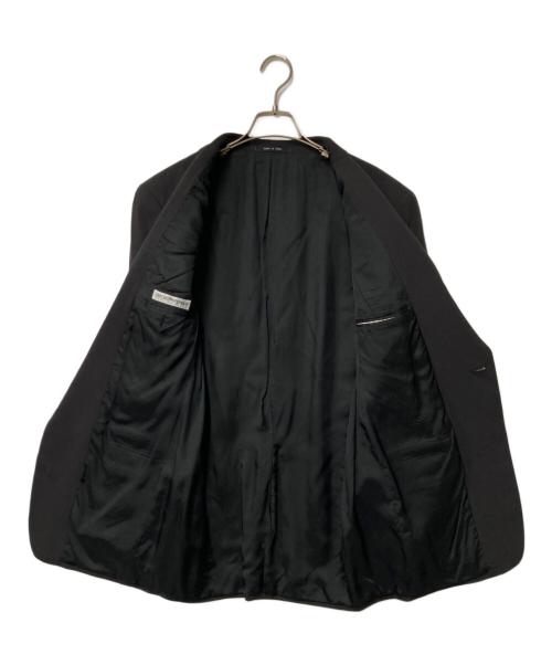EMPORIO ARMANI（エンポリオ アルマーニ）EMPORIO ARMANI (エンポリオ アルマーニ) 1Bウールセットアップスーツ ブラック サイズ:46の古着・服飾アイテム