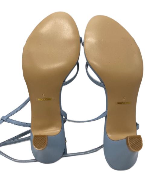 LANVIN en Bleu（ランバンオンブルー）LANVIN en Bleu (ランバンオンブルー) ストラップヒールサンダル ブルー サイズ:Sの古着・服飾アイテム