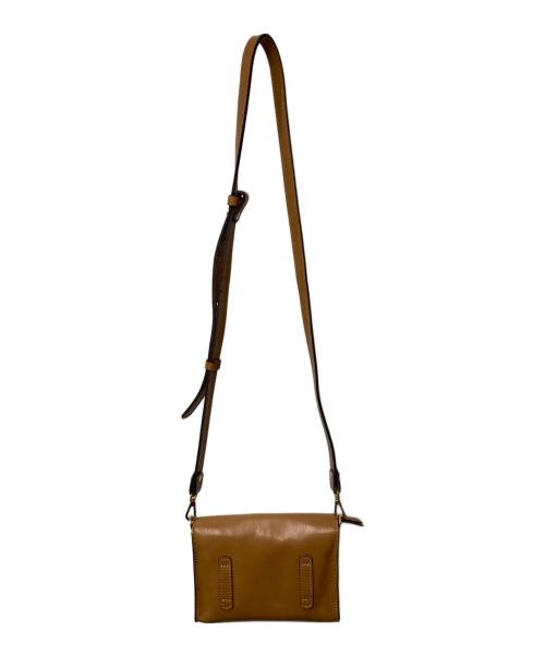 GIANNI CHIARINI（ジャンニ キアリーニ）GIANNI CHIARINI (ジャンニ キアリーニ) レザーミニショルダーバッグ ベージュの古着・服飾アイテム