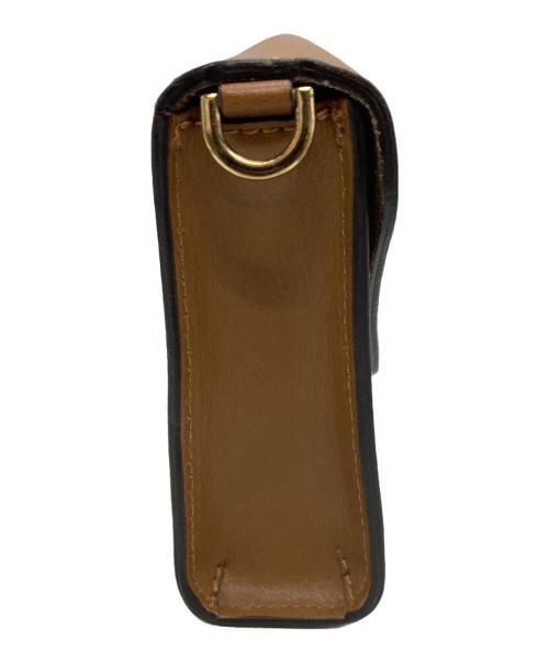GIANNI CHIARINI（ジャンニ キアリーニ）GIANNI CHIARINI (ジャンニ キアリーニ) レザーミニショルダーバッグ ベージュの古着・服飾アイテム