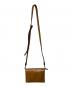GIANNI CHIARINI (ジャンニ キアリーニ) レザーミニショルダーバッグ ベージュ：5000円