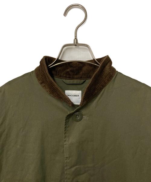 MACOBER（マコバ）MACOBER (マコバ) ステンカラーコート カーキ サイズ:Mの古着・服飾アイテム