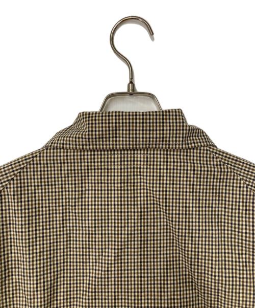Cabaret Poval（キャバレーポバール）Cabaret Poval (キャバレーポバール) Plaid Shirt Blouson ベージュ サイズ:Ｍの古着・服飾アイテム