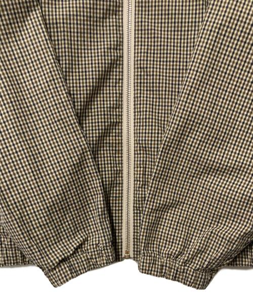 Cabaret Poval（キャバレーポバール）Cabaret Poval (キャバレーポバール) Plaid Shirt Blouson ベージュ サイズ:Ｍの古着・服飾アイテム
