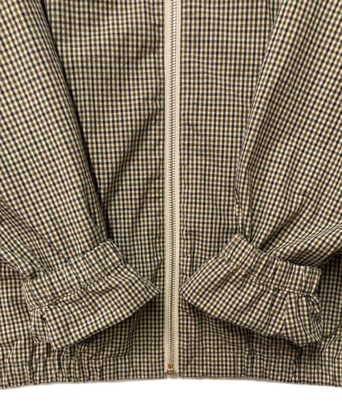 Cabaret Poval（キャバレーポバール）Cabaret Poval (キャバレーポバール) Plaid Shirt Blouson ベージュ サイズ:Ｍの古着・服飾アイテム
