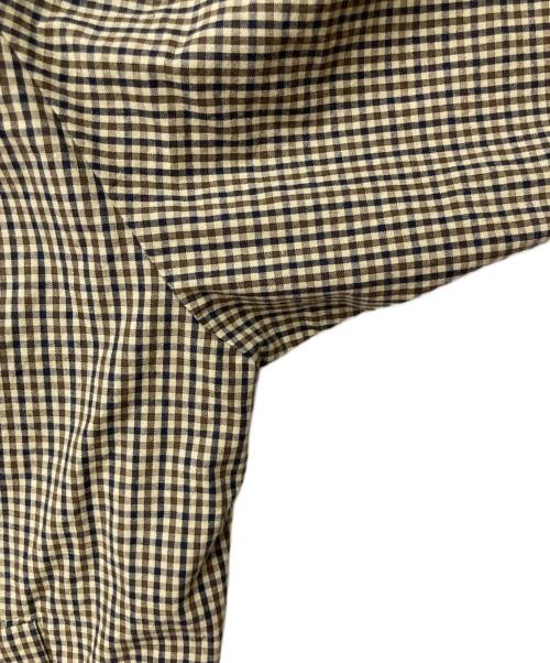 Cabaret Poval（キャバレーポバール）Cabaret Poval (キャバレーポバール) Plaid Shirt Blouson ベージュ サイズ:Ｍの古着・服飾アイテム