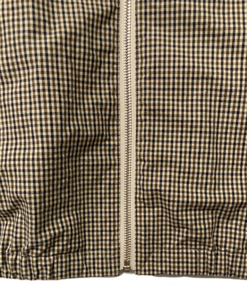 Cabaret Poval（キャバレーポバール）Cabaret Poval (キャバレーポバール) Plaid Shirt Blouson ベージュ サイズ:Ｍの古着・服飾アイテム