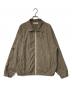 Cabaret Poval（キャバレーポバール）の古着「Plaid Shirt Blouson」｜ベージュ