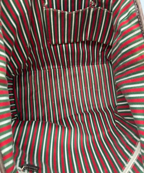 GUCCI（グッチ）GUCCI (グッチ) ニューブリット トートバッグ ブラウンの古着・服飾アイテム