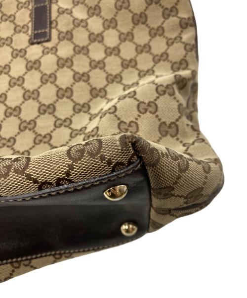 GUCCI（グッチ）GUCCI (グッチ) ニューブリット トートバッグ ブラウンの古着・服飾アイテム
