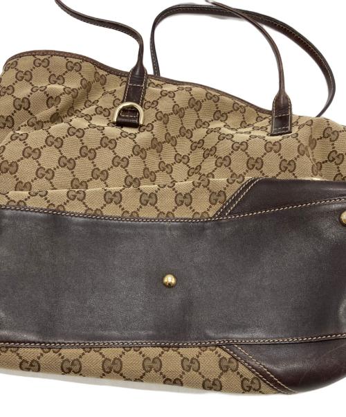 GUCCI（グッチ）GUCCI (グッチ) ニューブリット トートバッグ ブラウンの古着・服飾アイテム