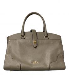 COACH（コーチ）の古着「マーサーサッチェル 2WAYバッグ」｜ベージュ