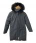 CAPE HEIGHTS（ケープハイツ）の古着「LONG HOODED DOWN JACKET」｜ブラック