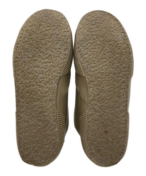 SUPERGA（スペルガ）SUPERGA (スペルガ) Y's (ワイズ) ラバーコーティングスリッポン カーキ サイズ:6 1/2の古着・服飾アイテム