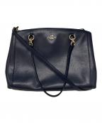 COACHコーチ）の古着「クリスティー キャリオール/バッグ」｜ネイビー
