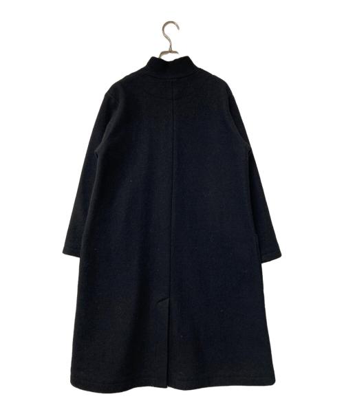 plantation（プランテーション）plantation (プランテーション) ウールロングコート ブラック サイズ:Mの古着・服飾アイテム
