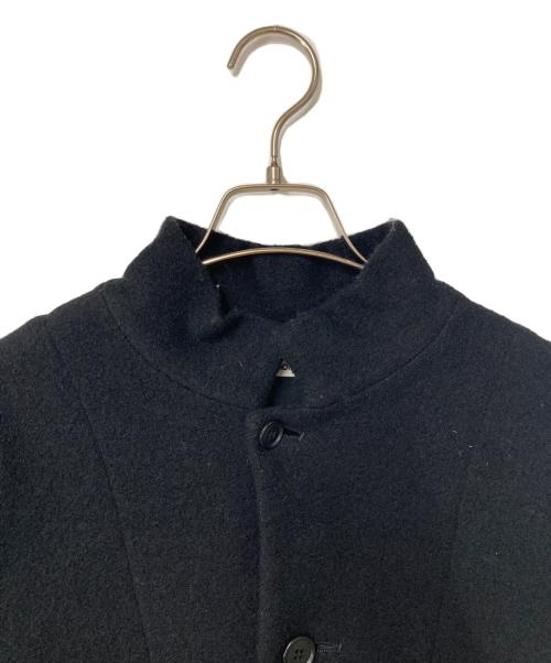 plantation（プランテーション）plantation (プランテーション) ウールロングコート ブラック サイズ:Mの古着・服飾アイテム