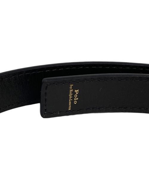 POLO RALPH LAUREN（ポロ・ラルフローレン）POLO RALPH LAUREN (ポロ・ラルフローレン) リバーシブル ヴァケッタレザーベルト ベージュの古着・服飾アイテム