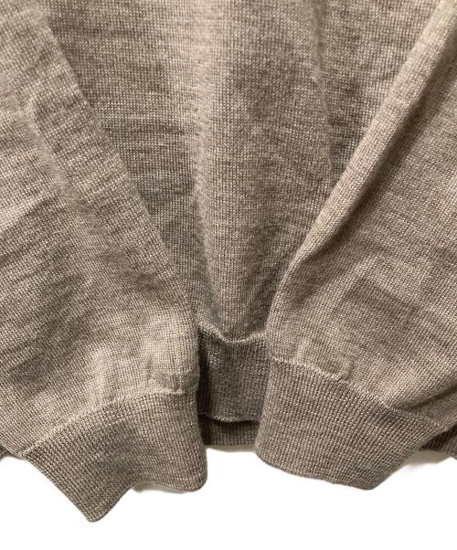 Zanone（ザノーネ）Zanone (ザノーネ) ハイネックウールニット ベージュ サイズ:48の古着・服飾アイテム