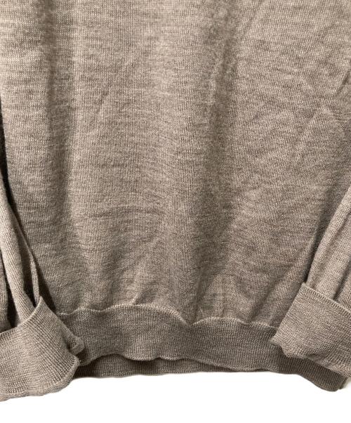 Zanone（ザノーネ）Zanone (ザノーネ) ハイネックウールニット ベージュ サイズ:48の古着・服飾アイテム