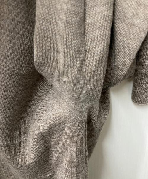 Zanone（ザノーネ）Zanone (ザノーネ) ハイネックウールニット ベージュ サイズ:48の古着・服飾アイテム