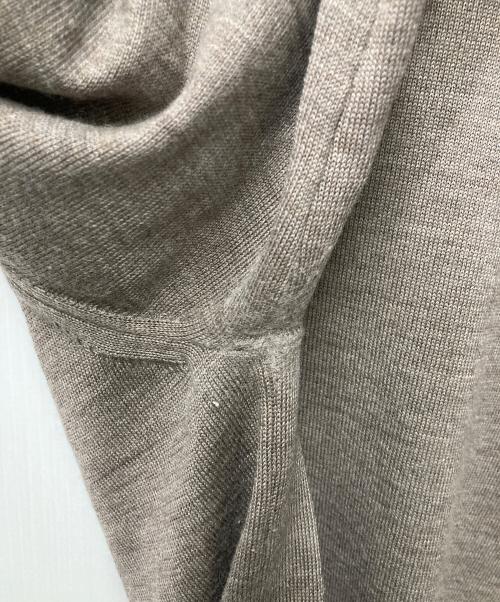 Zanone（ザノーネ）Zanone (ザノーネ) ハイネックウールニット ベージュ サイズ:48の古着・服飾アイテム