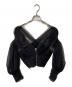 EMI FUNAYAMA (エミ フナヤマ) MUTTON SLEEVE TULLE BLOUSE ブラック サイズ:1：20000円