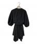 MARQUES ALMEIDA (マルケス アルメイダ) パフスリーブデザインワンピース ブラック サイズ:XS：5000円