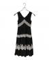 HER LIP TO（ハーリップトゥ）の古着「Clarine Polka Dot Dress」｜ブラック×ホワイト