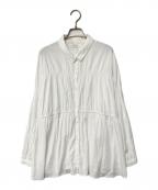 HER LIP TOハーリップトゥ）の古着「Bianca Sheer Shirt」｜ホワイト