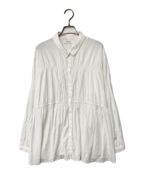 HER LIP TO（ハーリップトゥ）HER LIP TO (ハーリップトゥ) Bianca Sheer Shirt ホワイト サイズ:Fの古着・服飾アイテム