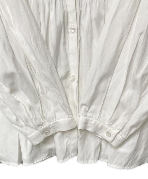 HER LIP TO（ハーリップトゥ）HER LIP TO (ハーリップトゥ) Bianca Sheer Shirt ホワイト サイズ:Fの古着・服飾アイテム