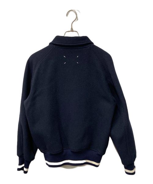 Maison Margiela（メゾンマルジェラ）Maison Margiela (メゾンマルジェラ) Memory of Bomber Jacket ネイビー サイズ:48の古着・服飾アイテム