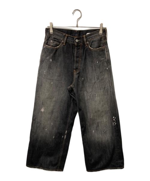 Acne studios（アクネ ストゥディオズ）Acne studios (アクネ ストゥディオズ) ダメージ加工バギージーンズ インディゴ サイズ:Sの古着・服飾アイテム