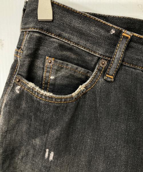 Acne studios（アクネ ストゥディオズ）Acne studios (アクネ ストゥディオズ) ダメージ加工バギージーンズ インディゴ サイズ:Sの古着・服飾アイテム