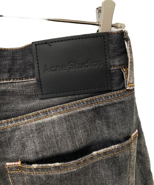 Acne studios（アクネ ストゥディオズ）Acne studios (アクネ ストゥディオズ) ダメージ加工バギージーンズ インディゴ サイズ:Sの古着・服飾アイテム