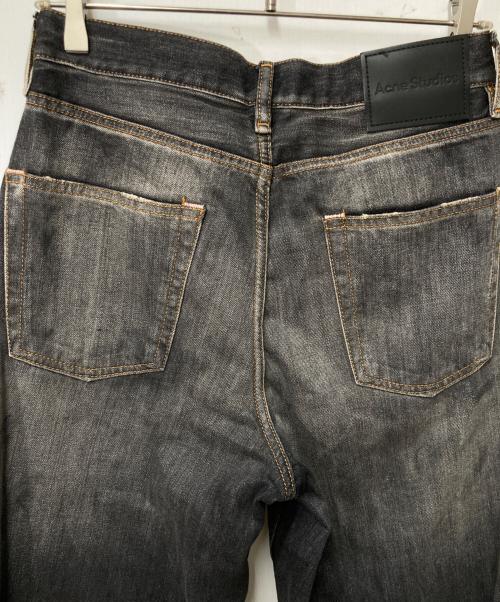 Acne studios（アクネ ストゥディオズ）Acne studios (アクネ ストゥディオズ) ダメージ加工バギージーンズ インディゴ サイズ:Sの古着・服飾アイテム