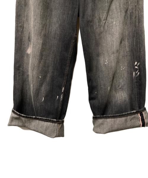 Acne studios（アクネ ストゥディオズ）Acne studios (アクネ ストゥディオズ) ダメージ加工バギージーンズ インディゴ サイズ:Sの古着・服飾アイテム