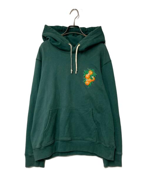 CASABLANCA（カサブランカ）CASABLANCA (カサブランカ) プルオーバーパーカー グリーン サイズ:Lの古着・服飾アイテム
