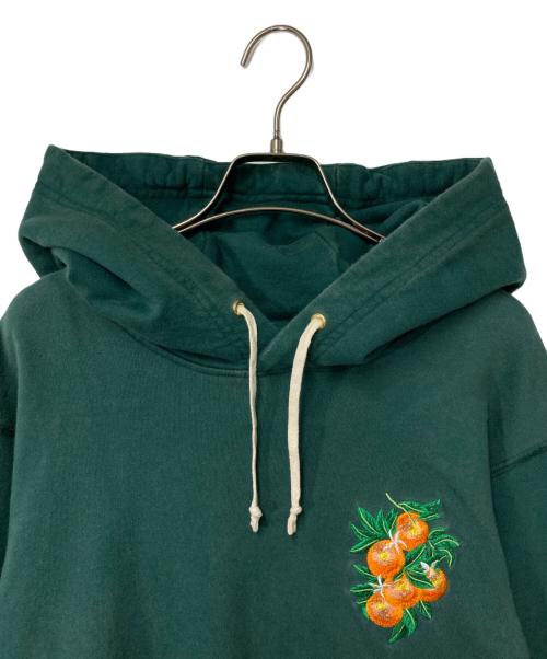 CASABLANCA（カサブランカ）CASABLANCA (カサブランカ) プルオーバーパーカー グリーン サイズ:Lの古着・服飾アイテム